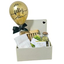 Cesta Feliz Dia Sabonete e Escalda Pés