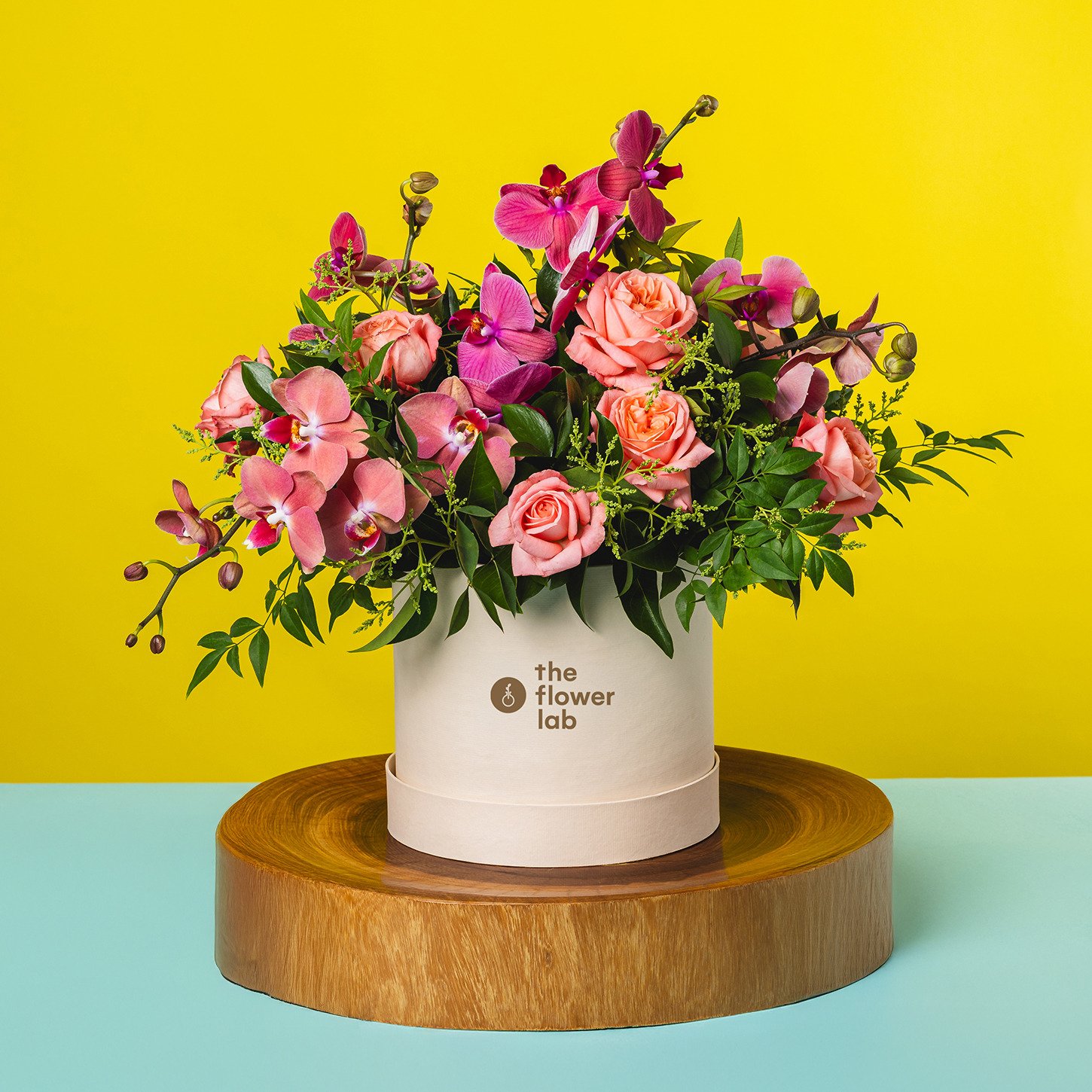 Box Redonda Flores Variadas Jeny