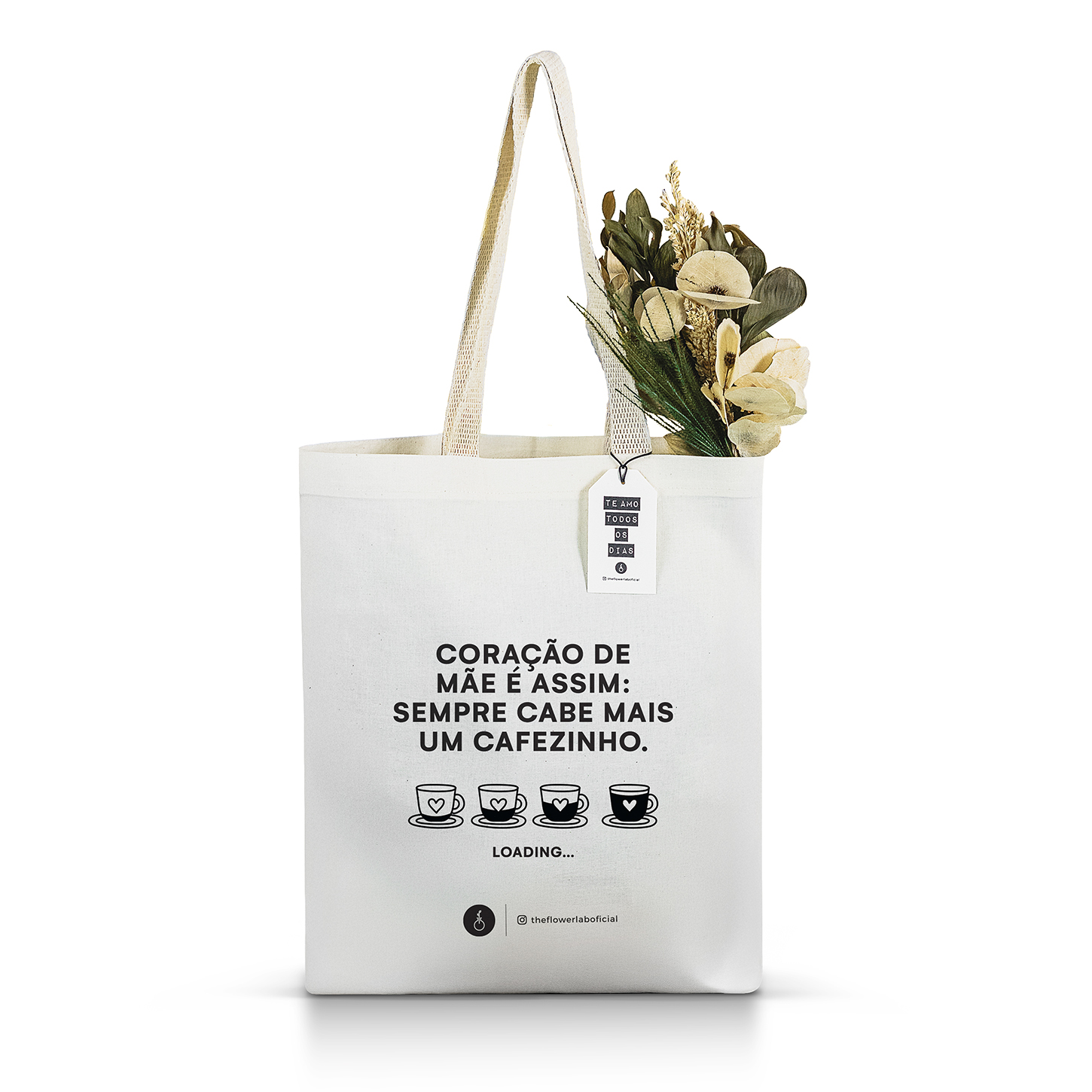 Cesta Café Brunch Bag Coração de Mãe