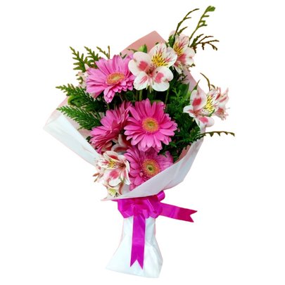 Buquê Aberto de 4 Gérberas