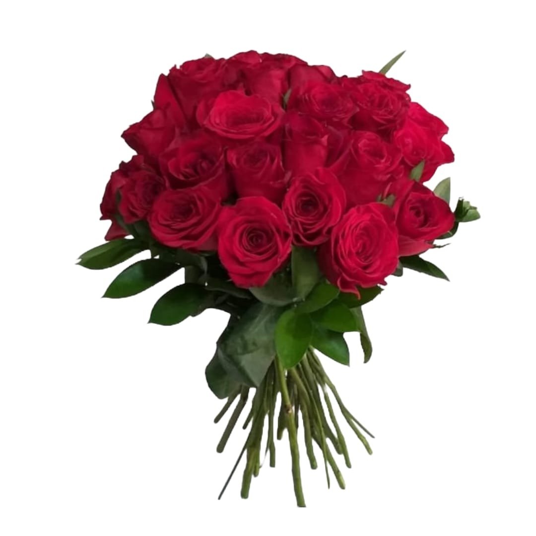 Buquê Luxo de 24 rosas Vermelhas