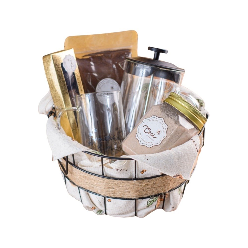 Kit Café Prensa Francesa, Cappuccino e Trufas