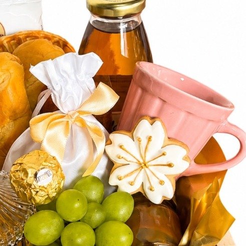 Cesta flor de cristal
