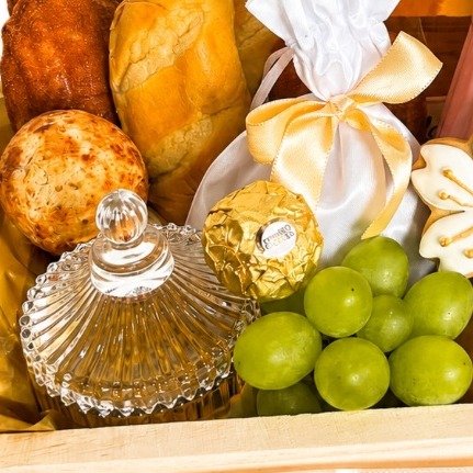 Cesta flor de cristal