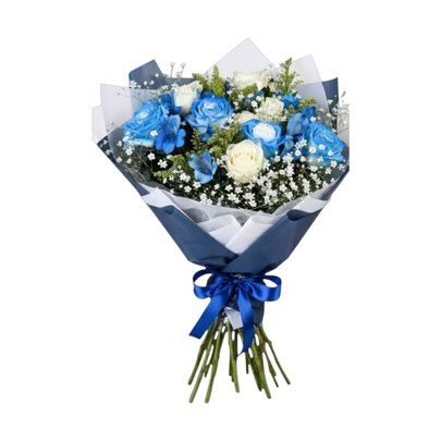 Buque Blue Roses