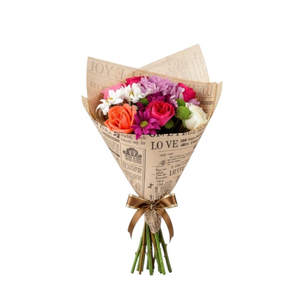 Buque de Flores Mistas Coloridas
