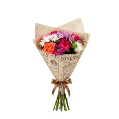 Buque de Flores Mistas Coloridas