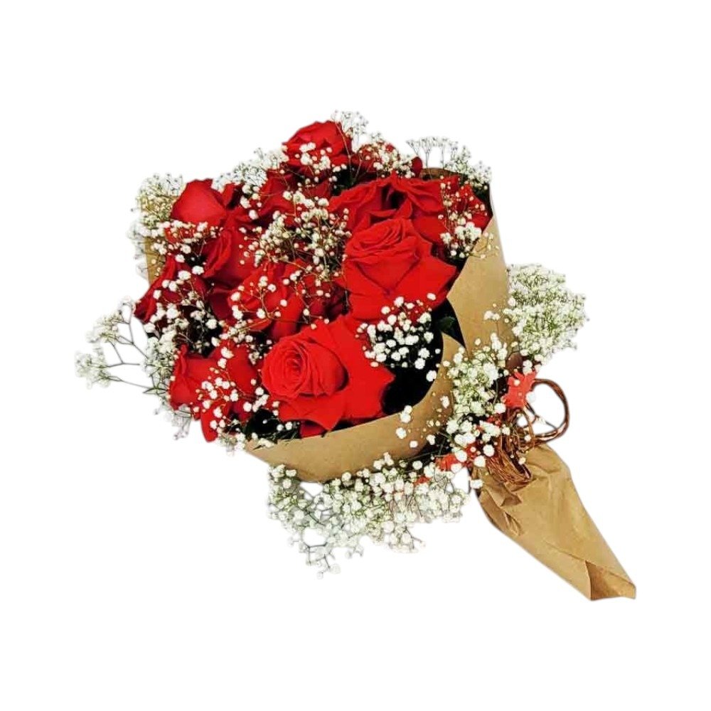 Buquê de Rosa Colombiana Romântico