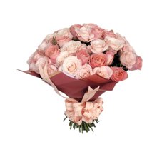 Buquê 40 Rosas Rosadas em Tons Variados em Brasília