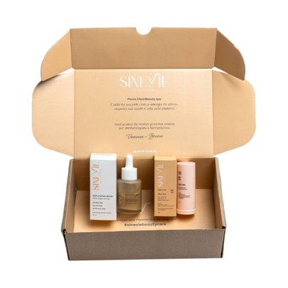 Kit Cosméticos Veganos Oil Control com Base Média