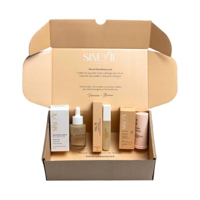 Make Vegan Control Sérum, Balm Labial e Base 2.0