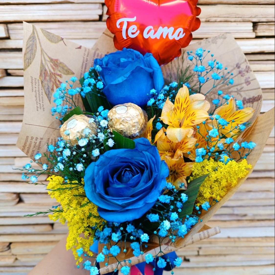 Buquê de Rosa Azul Amor Azul