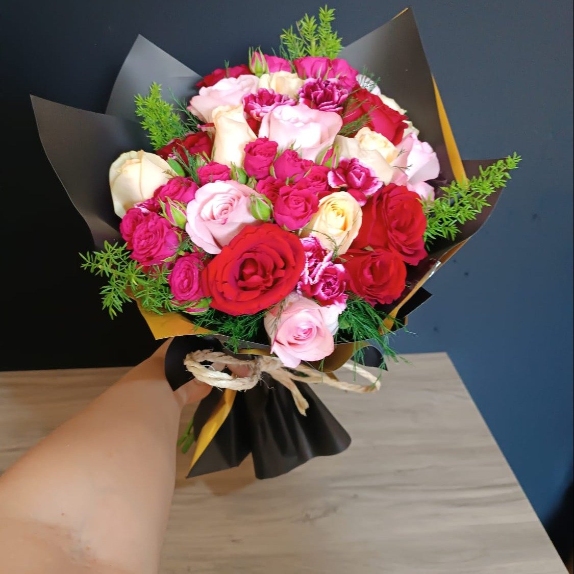 Buquê de Rosas Magnífico Rosé 