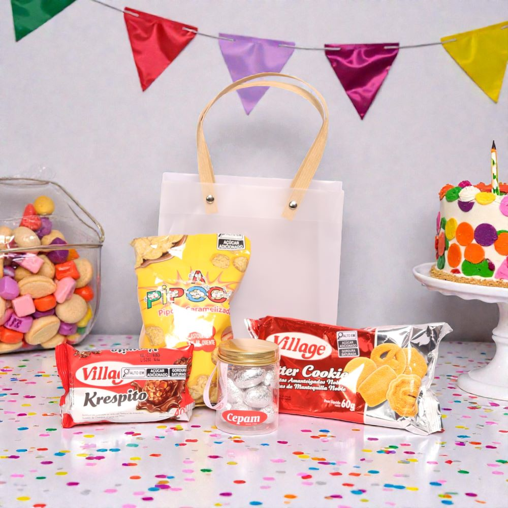 Kit Felicidade em Pedaços Village