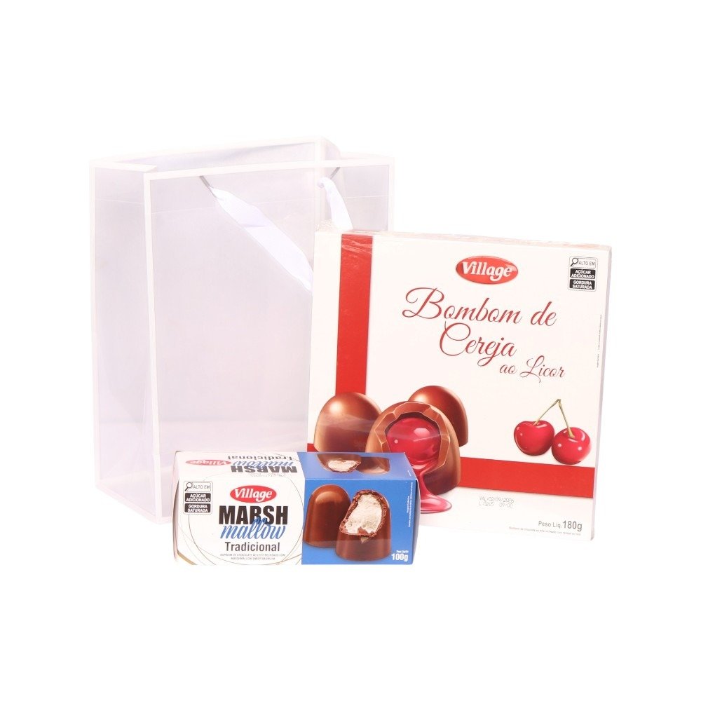 Sacola Presente Licor & Marshmallow