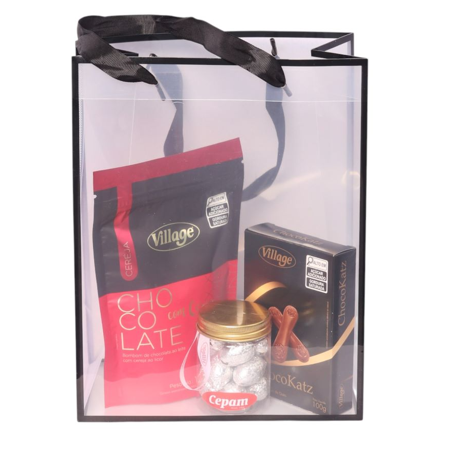 Sacola Kit Guloseimas Chocolate Village