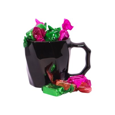 Caneca All Black Bombons ao Leite Village