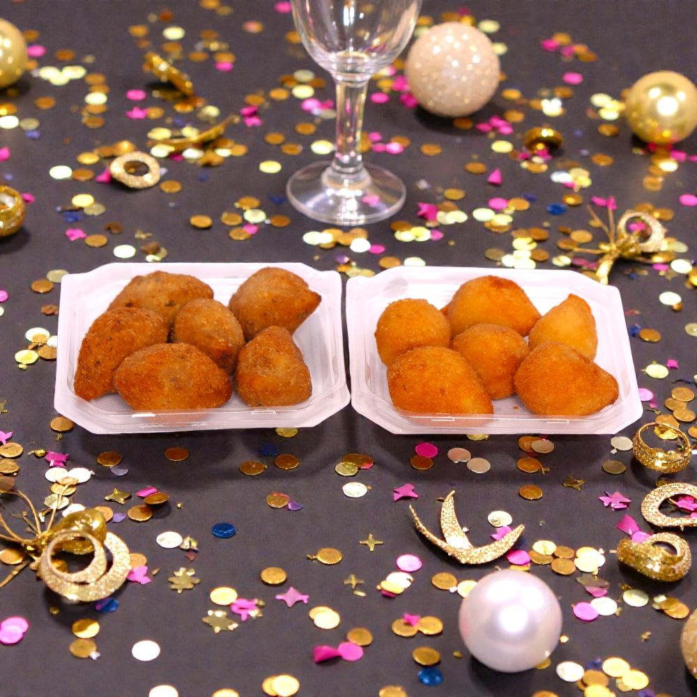 Kit Croquete e Coxinha