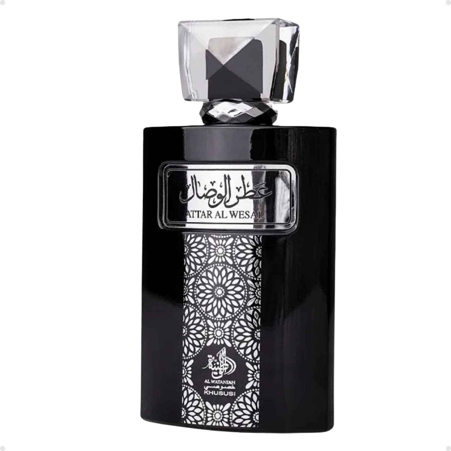 Cesta com Perfume Árabe Masculino Attar Al Wesal 100ml