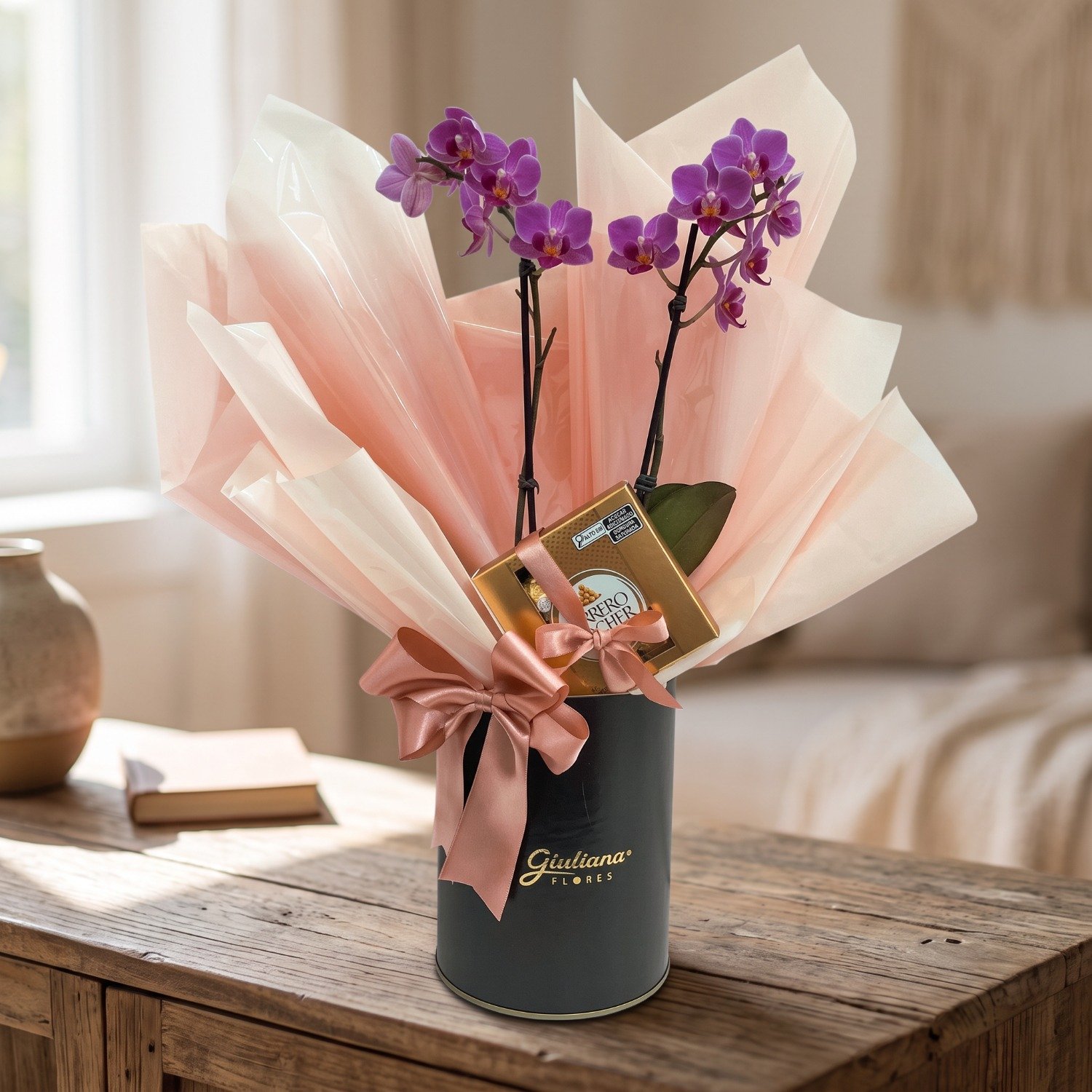 Box Premium Orquídea com Ferrero