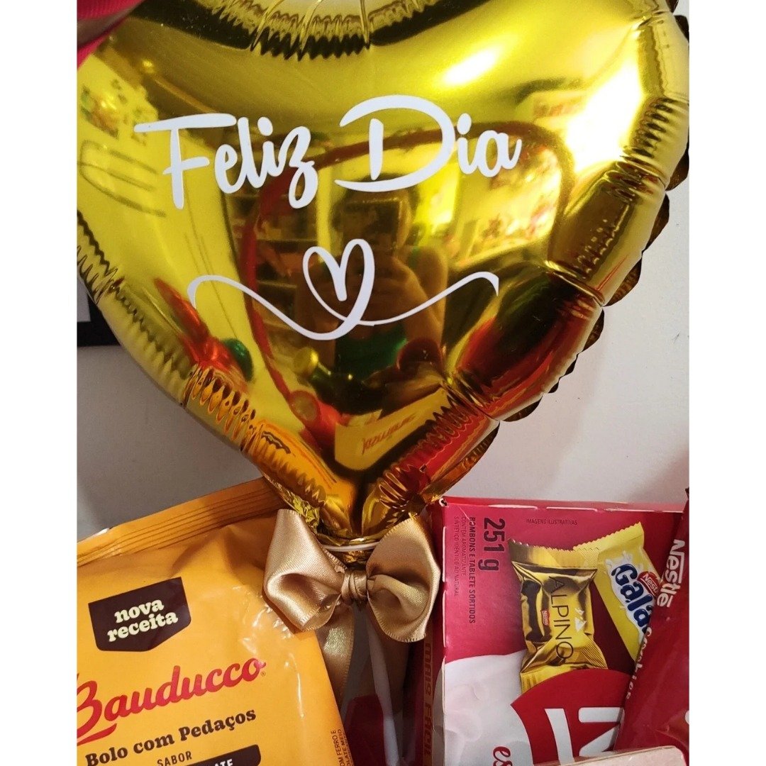 Cesta de Café Feliz Hoje 