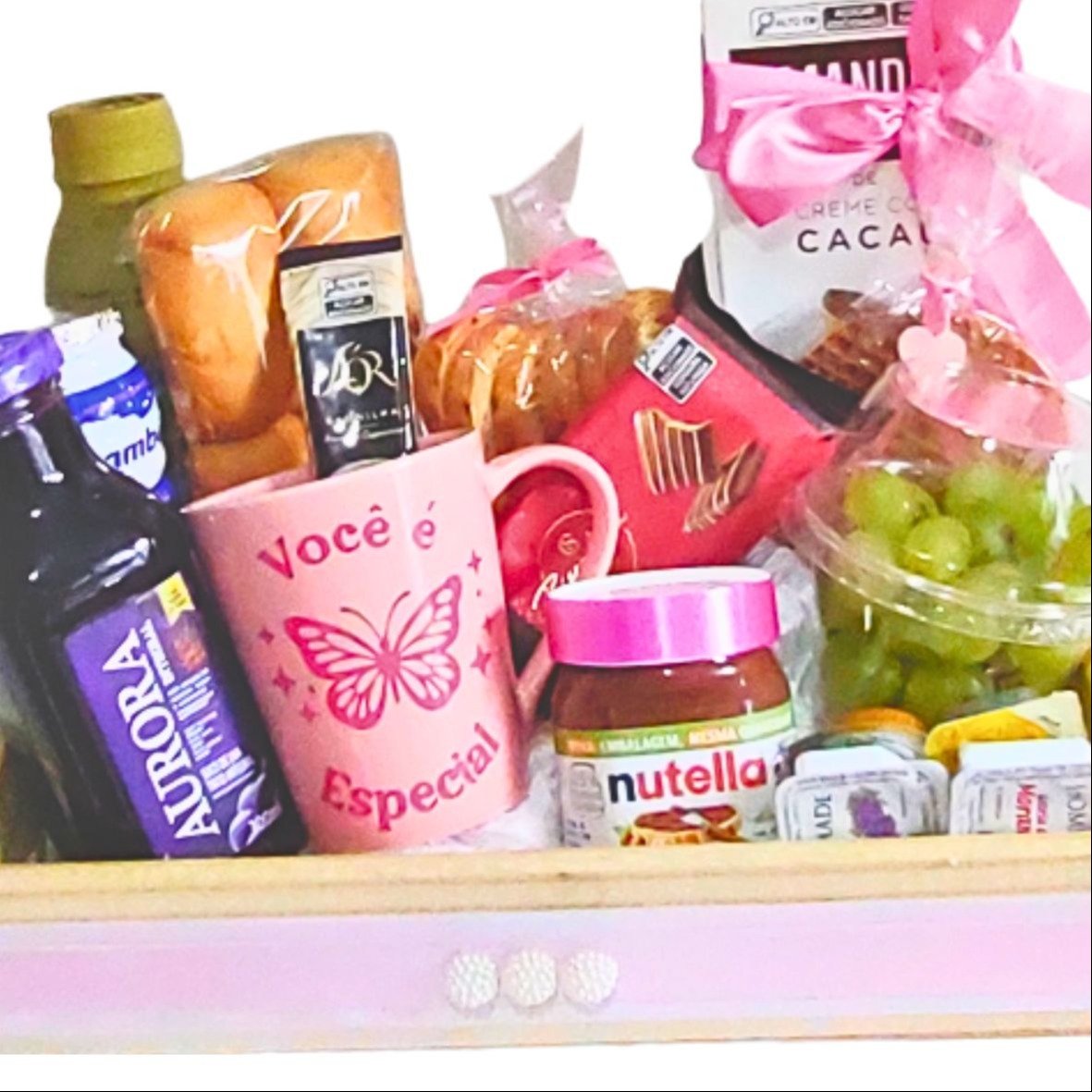 Cesta de Café da Manhã Bom Dia com Alegria 