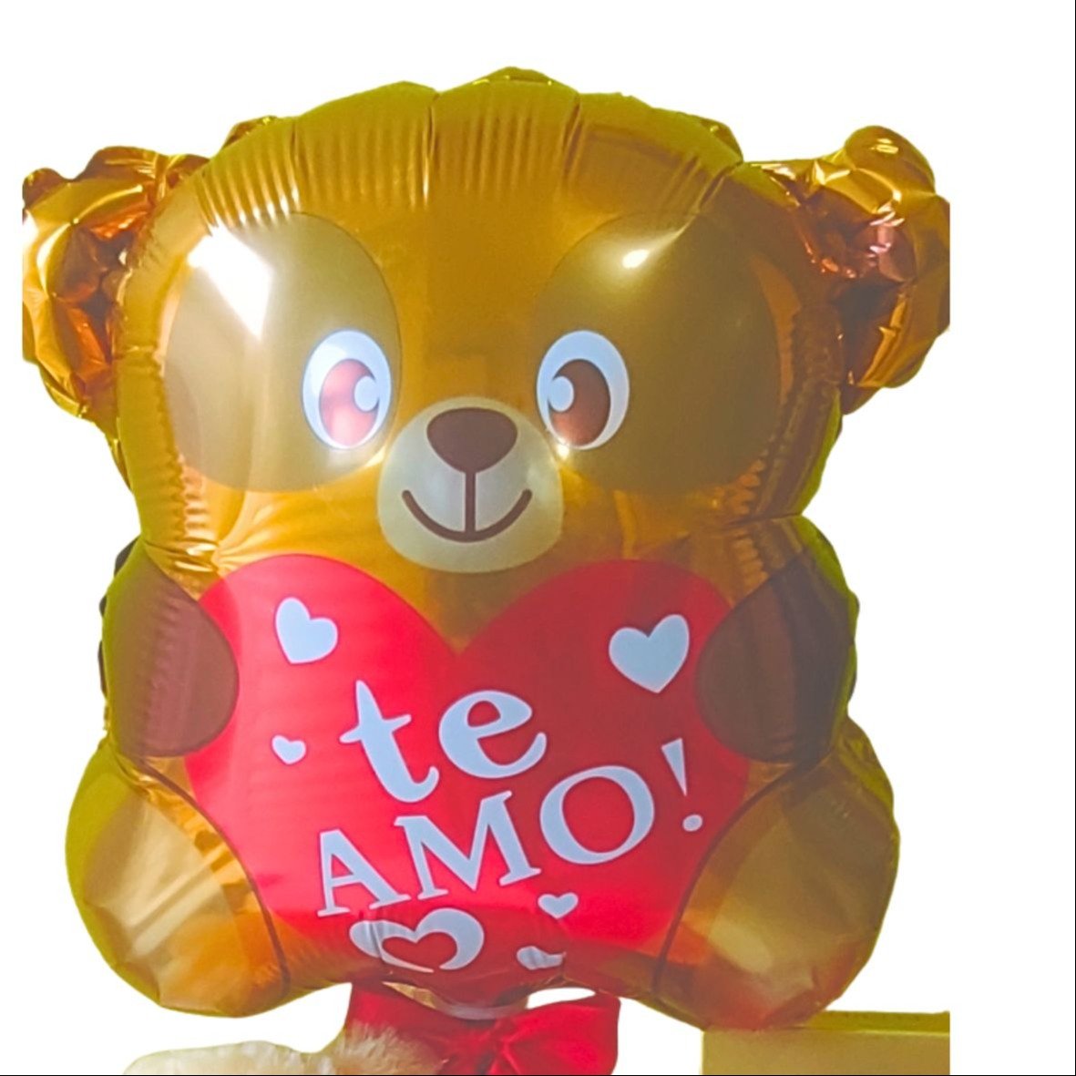 Cesta Love Ursinho e Balão
