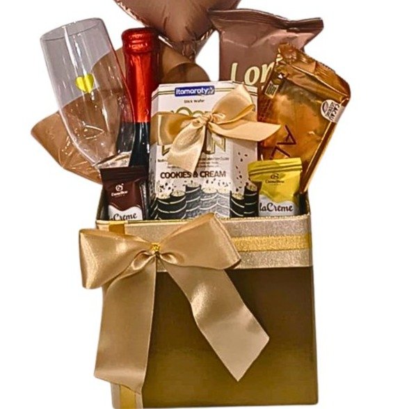 Box Dourada Happy Birthyday