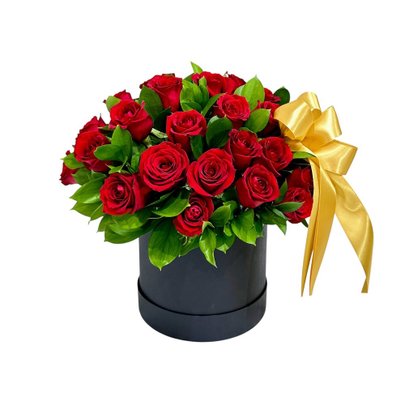 Buquê de Rosas Vermelhas na Caixa Box