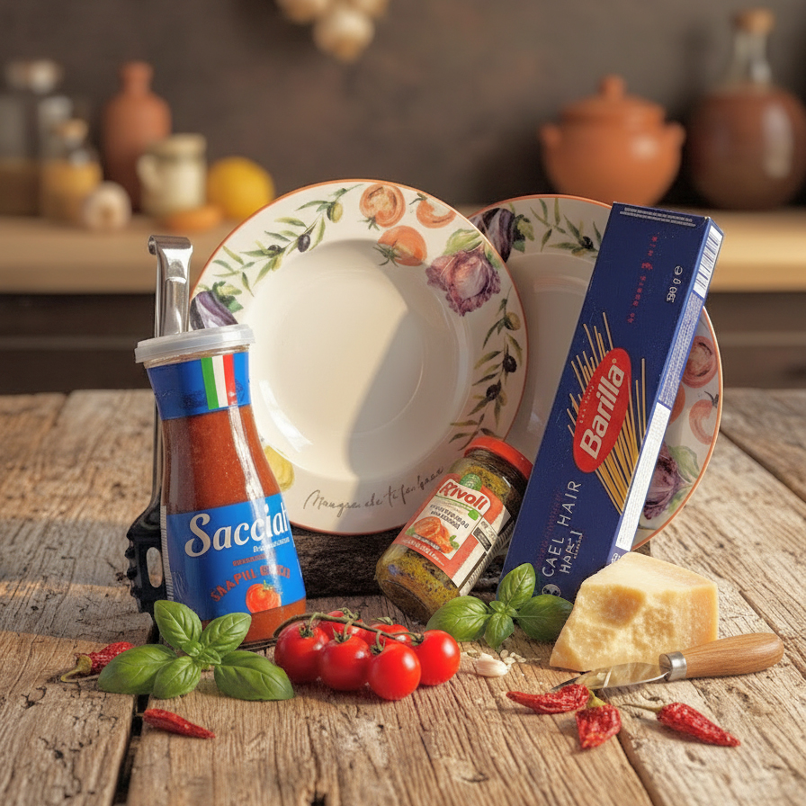 Cesta Italiana Mangia Que Te Fa Benne