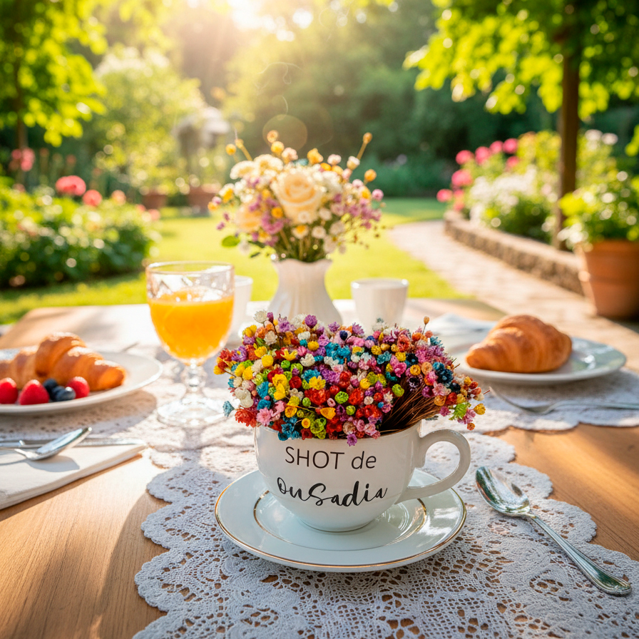 Xícara de Chá Ouro Ousadia