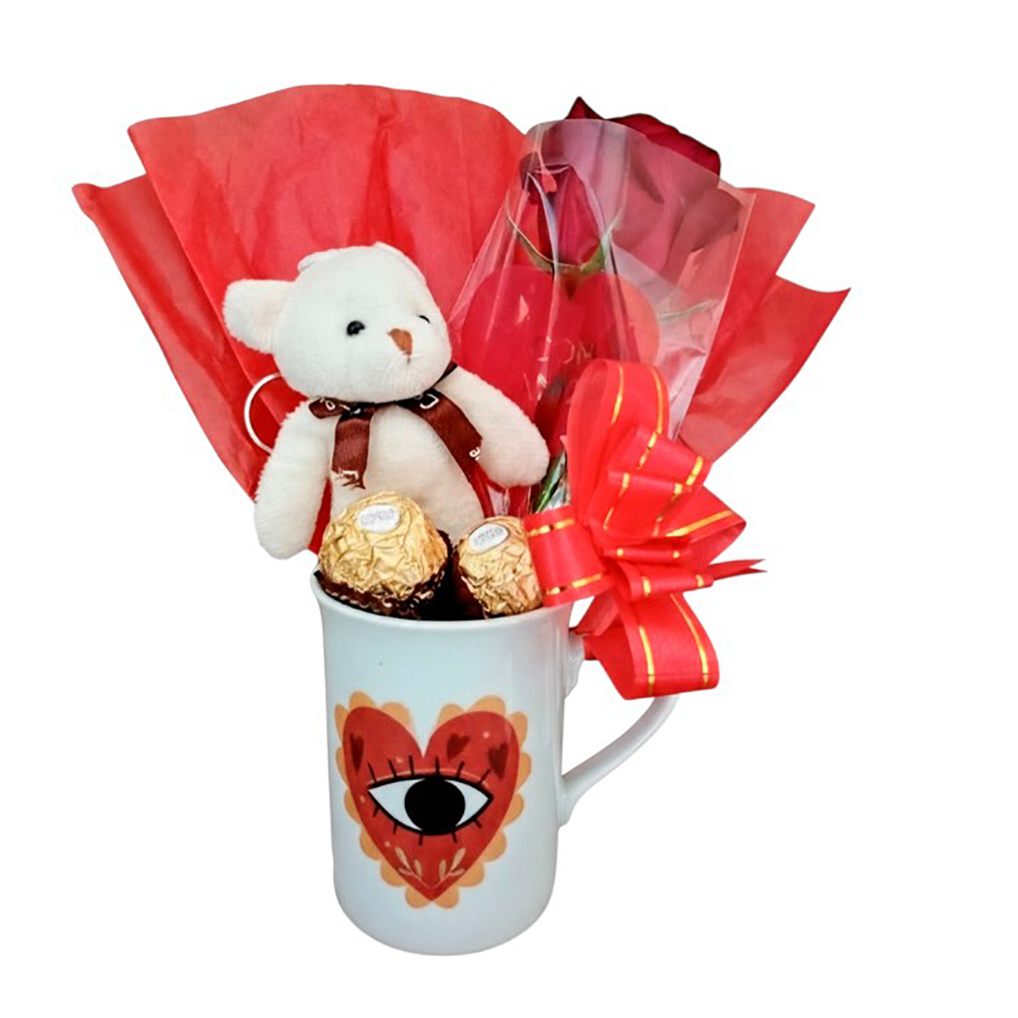 Bouquet na Caneca Só Vejo Você