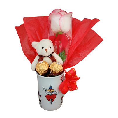 Bouquet na Caneca Love