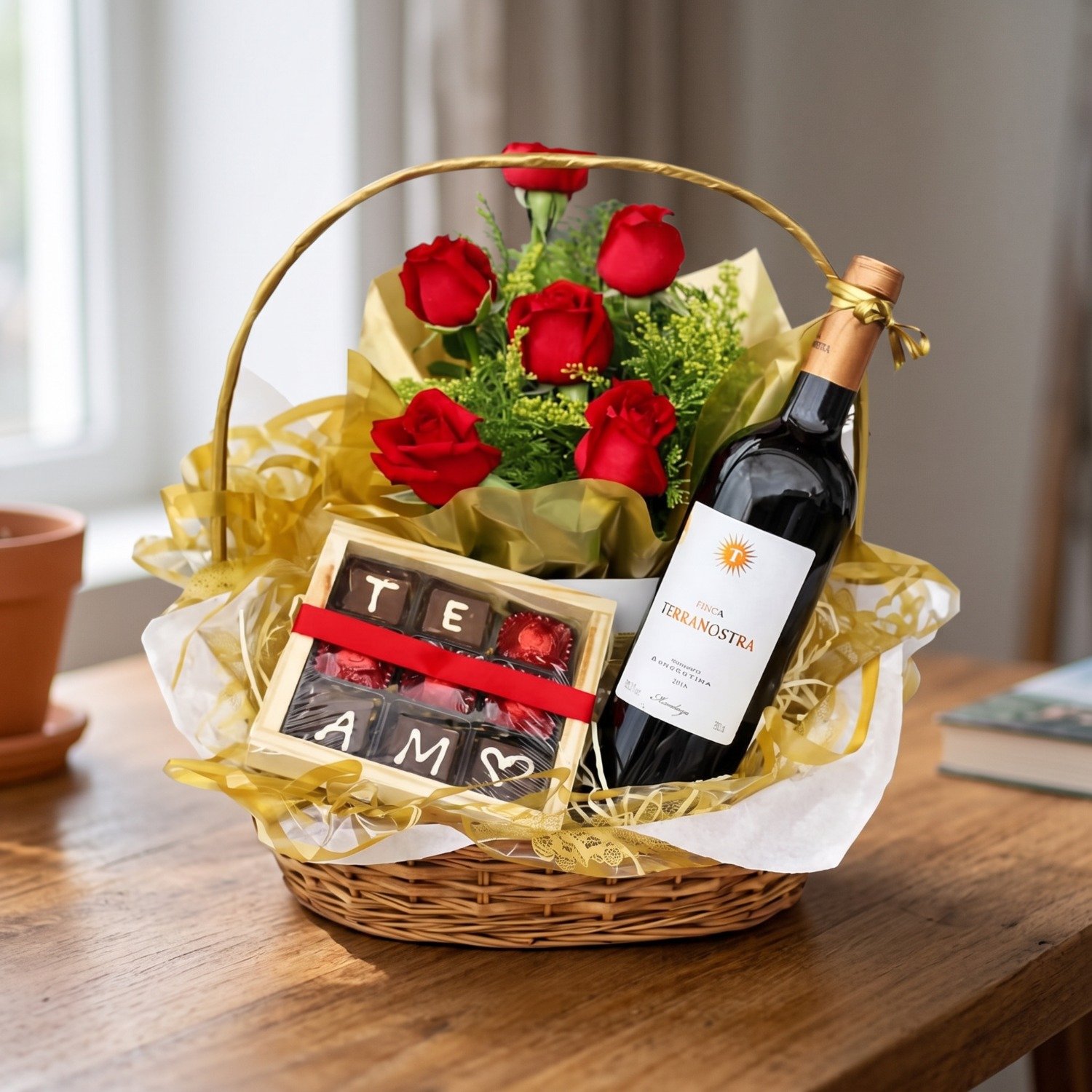Cesta Amor em Detalhes