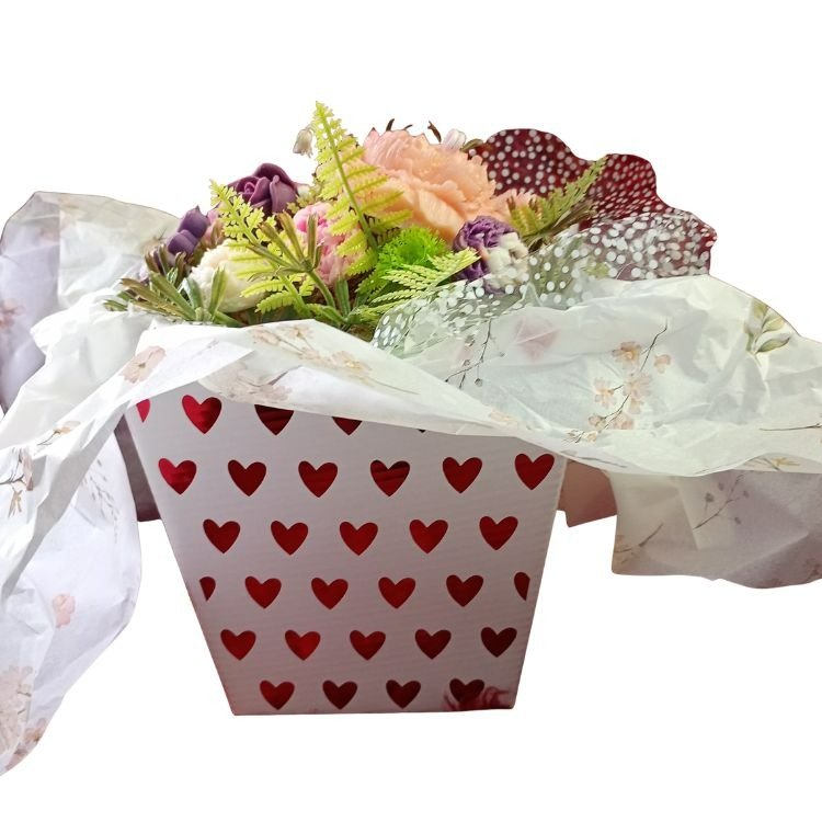 Arranjo Aromatico Flores de Cera Afetivo Amo Você