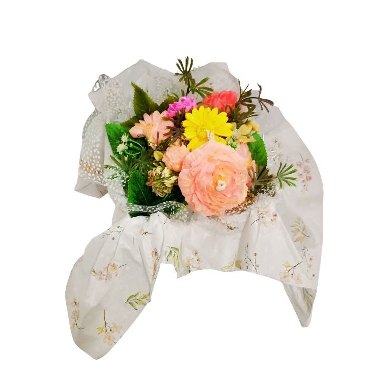 Arranjo Flores Cera Aromático Gratidão Sucesso Grande