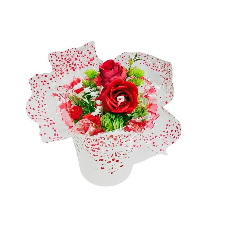 Arranjo Floral Aromático Vaso Vazado Grande