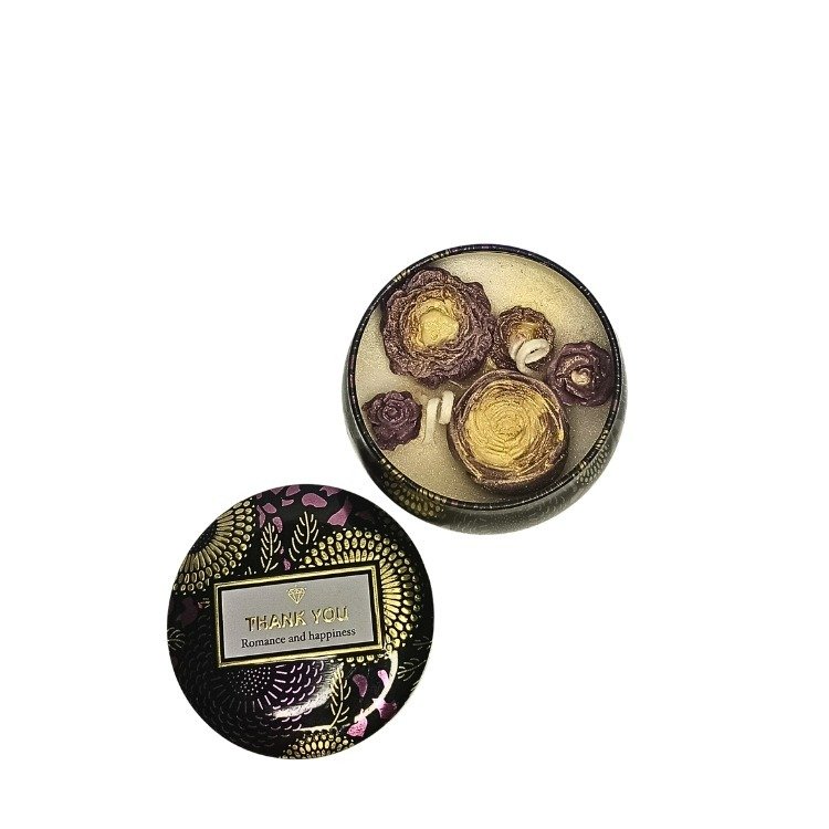 Caixa Vela Aromática Mandala Com Anjo Iluminado