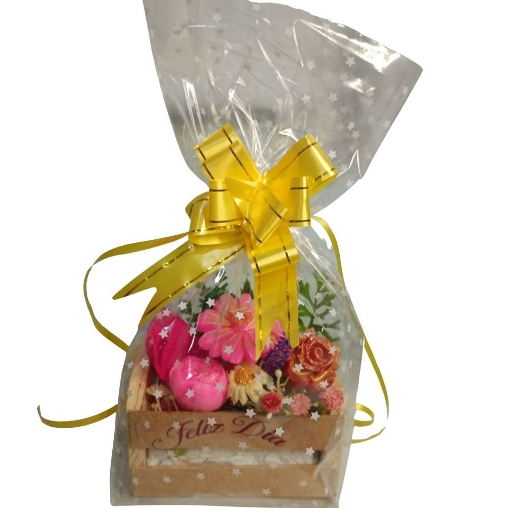 Feliz Dia Mini Engradado Florido e Aromatizado 