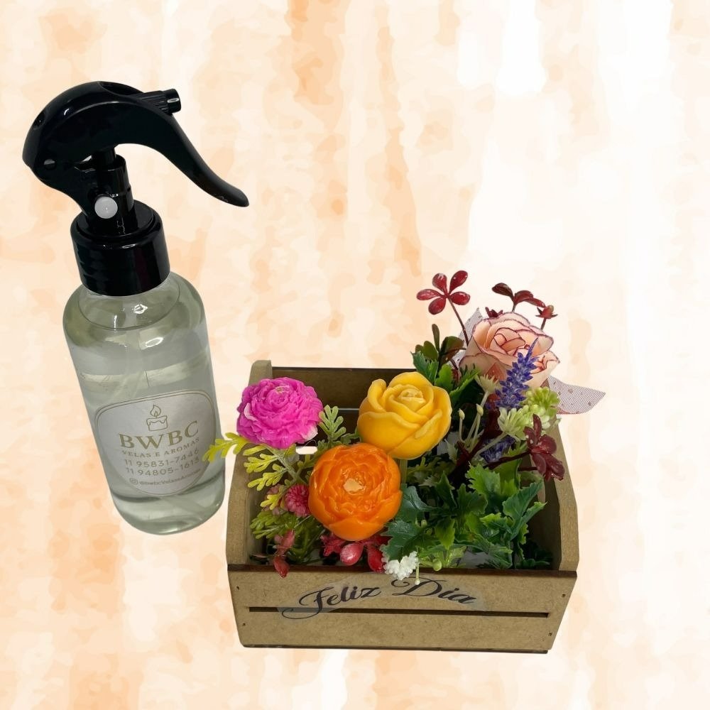 Kit Aroma com Home Spray e Ceras Aromáticas