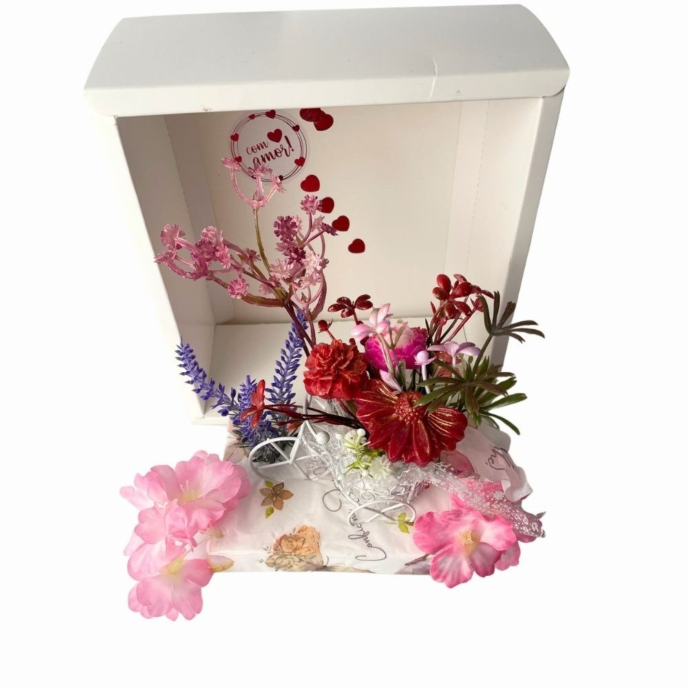 Surpresa Bike Florista com Sacola