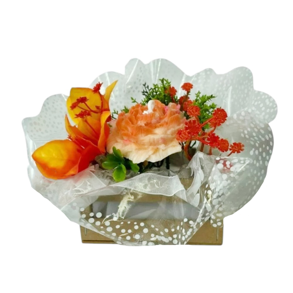 Arranjo Carinho Vela Peonia Solar Aromatica
