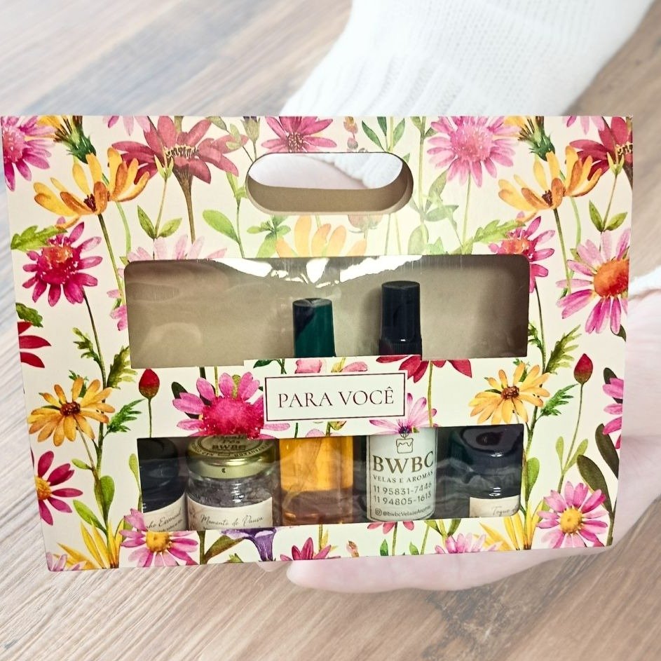 Kit Floral Cabelos Corpo e Pés