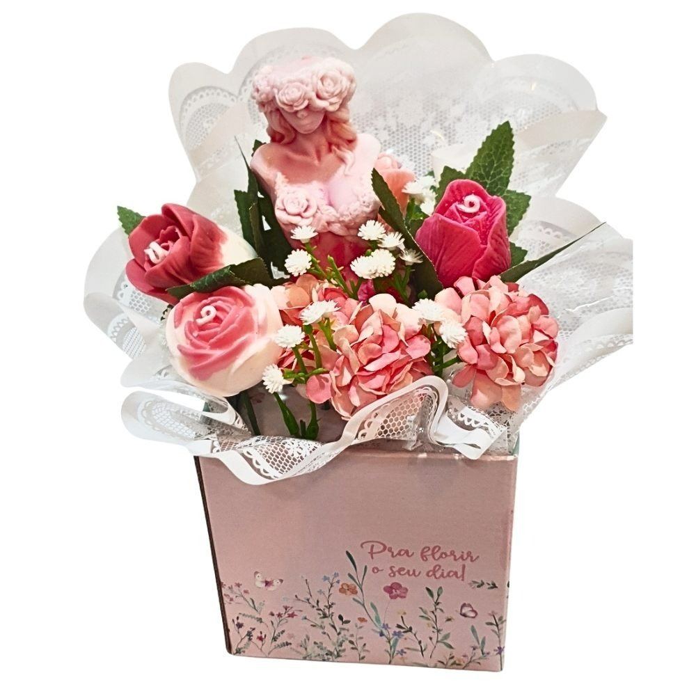Arranjo Floral Busto de Deusa 