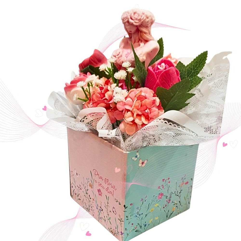 Arranjo Floral Busto de Deusa 