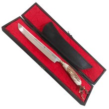 Faca Aço Inox Cabo Chifre de Cervo