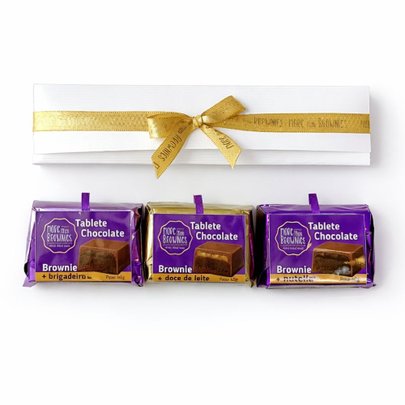 Kit 3 Tabletes de Brownie