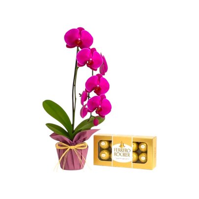 Orquìdea e Ferrero Rocher 8 Unidades
