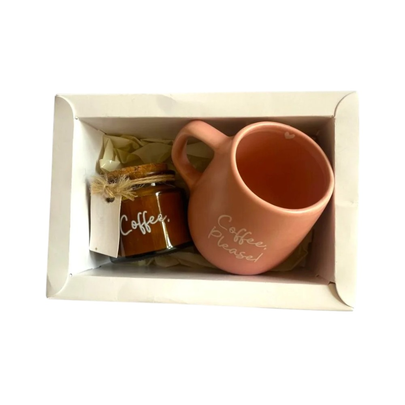 Box Vela com Caneca Rosa