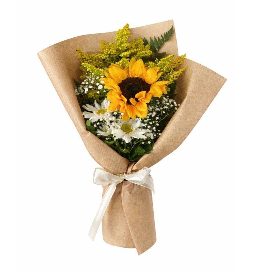 Buquê de Girassol e Margaridas